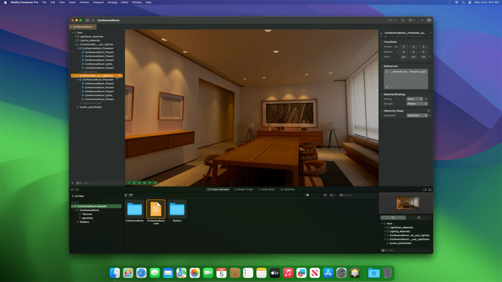 Apple Vision Pro アプリ開発で使用する3Dコンテンツ作成ツール「Reality Composer Pro」の使い方について