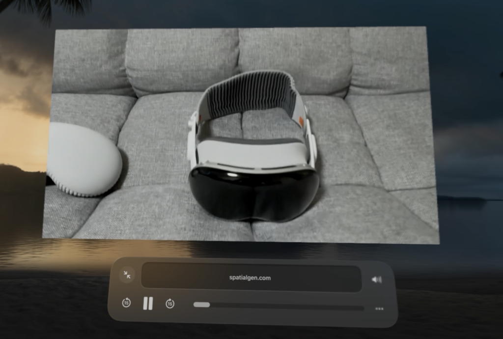 Apple Vision Proで空間ビデオをストリーミング再生する方法